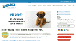 Desktop Screenshot of angeloscarpet.com